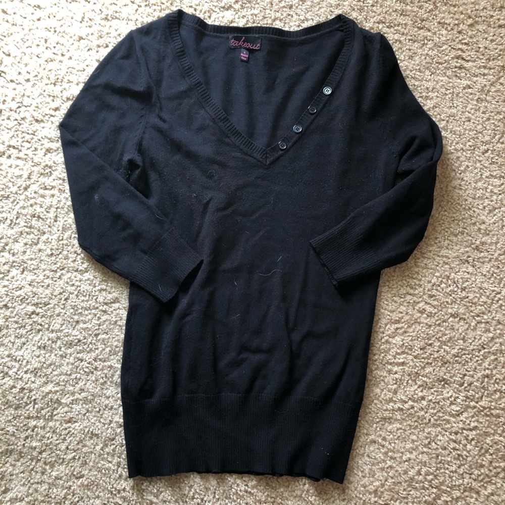 Lightweight black cardigan